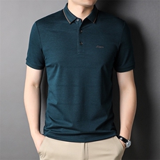 AG2761钱塘2020-3男士翻领短袖T恤简约时尚夏季新款POLO衫P53，男装T恤，钱塘207-3