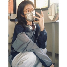 【有货】FSY01CC-特P42轻薄撞色连帽防晒服男女夏季薄款外套，男装防晒衣，星座1007（原301D）