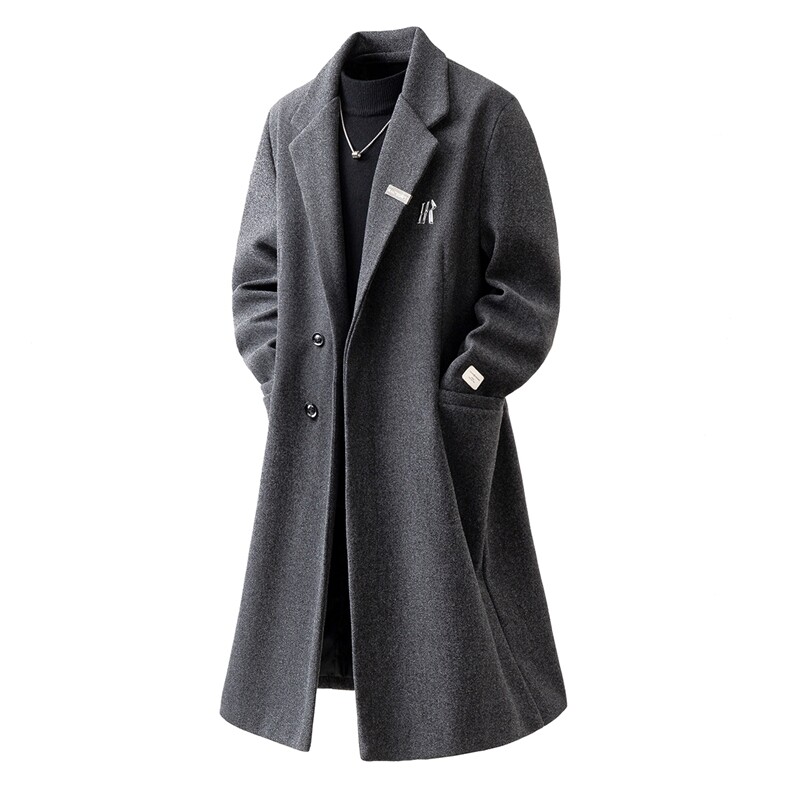 中长款呢子大衣毛呢外套M-5XL大码聚酯纤维FY78154P138控208，女装短外套，星座227-7