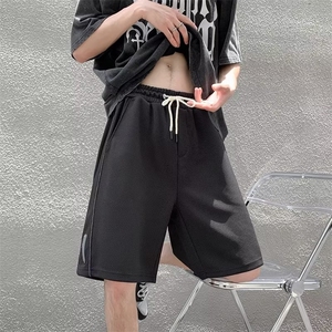 夏季薄款宽松休闲裤美式潮牌百搭运动五分短裤男 K3857-P33图片