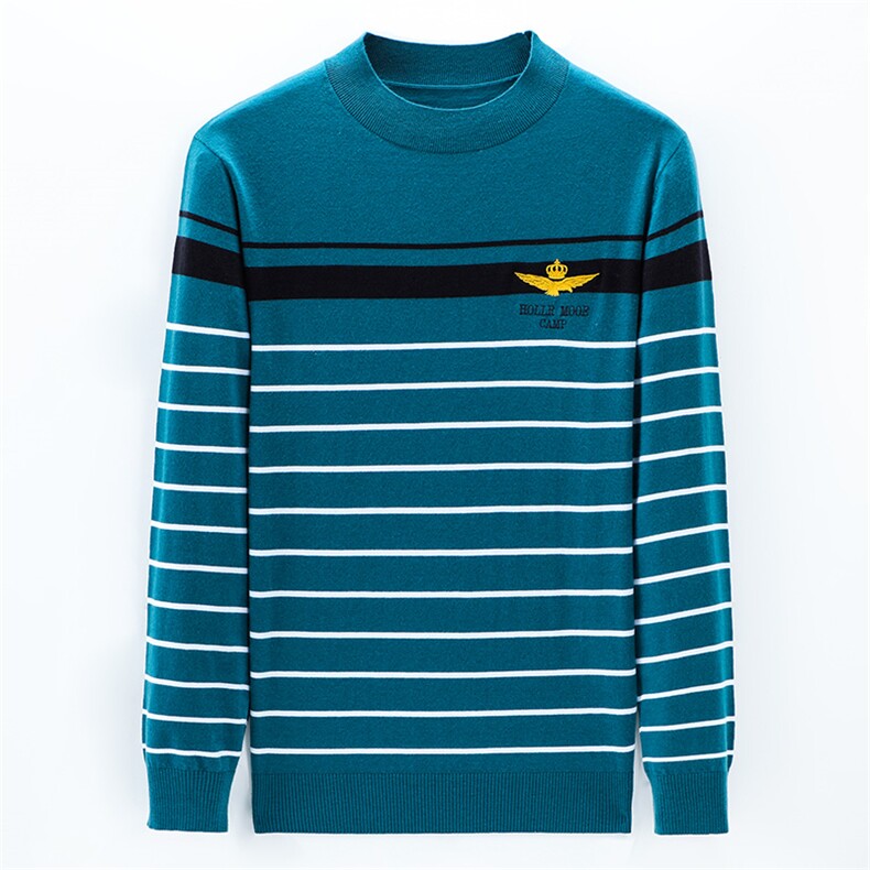 针织衫男2023春季上衣中青年男士休闲百搭毛衣商务休闲春装打底衫,男装针织衫/毛衣,电商B212（原钱塘6029）
