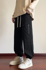 港风休闲裤冲锋裤伞兵裤宽松运动裤拖地裤束脚裤男KP833P50，男装休闲裤，星座1204-3