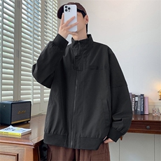 秋季大码M-8XL男士休闲时尚潮牌立领夹克外套大码，男装夹克，星座209