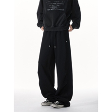 纯色卫裤男秋裤休闲直筒裤k112p38控78，男装休闲裤，星座1011-1