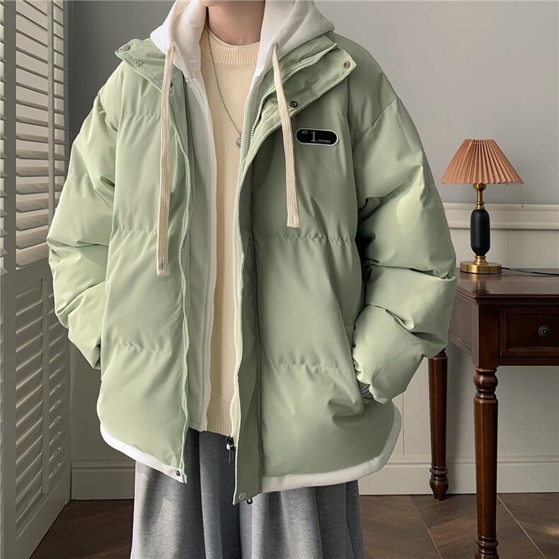 1506-1/G80290/P69冬季棉服套装男生假两件棉衣外套1,男装棉衣,星座1506A