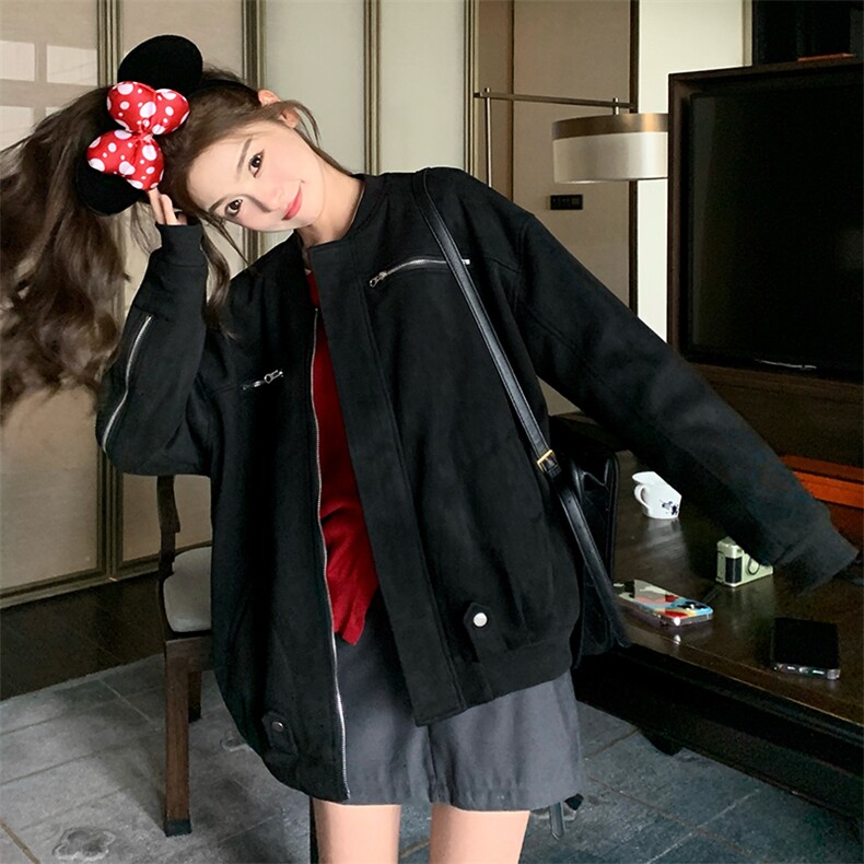 【秋款】洋气不挑人黑色显瘦外套088-9901p135控188,女装短外套,2C088