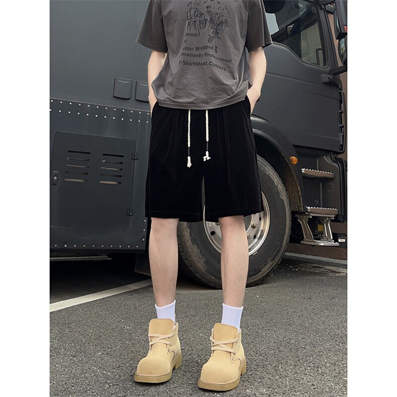 A178男女同款冰丝速干短裤休闲夏季外穿宽松休闲裤DK161-P28,男装休闲裤,电商A178
