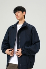 美式罗纹拼接袖子褶皱大码M-5XL教练夹克男JK78056P69控105，男装夹克，星座226-1