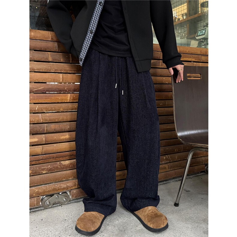 【原版面料】秋季新款设计师款老钱风休闲裤K06092P65加绒P70,男装卫衣,星座1004（原星座815-3）