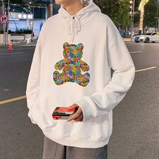 WY2222-P35纯棉连帽卫衣男大码运动帽衫宽松薄外套男,男装卫衣,电商A040