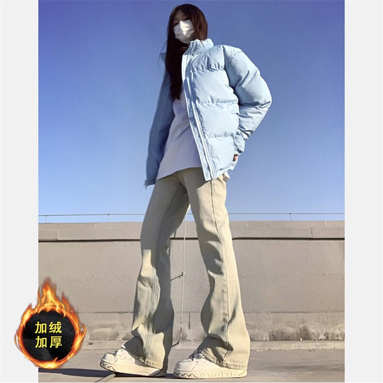 弹力加绒加厚黄泥色牛仔裤男715-6-BX07P50加绒P55(控78）,男装牛仔裤,星座715-6