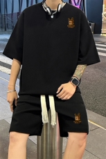 套装！华夫格套装短袖T恤短裤男TZ204-特P38，男装T恤，电商B367