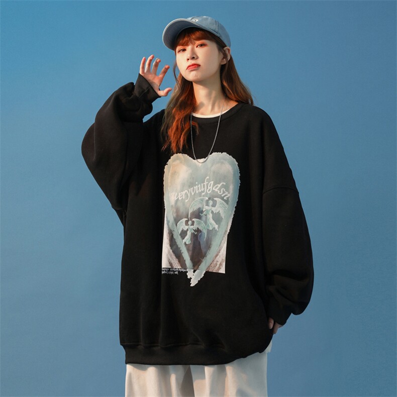 中性风2026新款秋季港风情侣卫衣女宽松韩版外套G936P35,女装短外套,电商A339