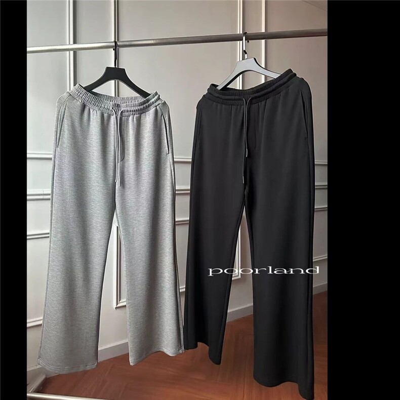 【现货】莫代尔软糯丝滑空气层A字卫裤直筒微宽松  K06082 特P50图片