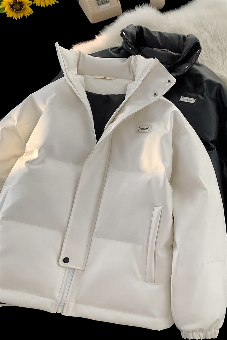 港风平铺2025冬装新款宽松皮棉衣冬季宽松棉服袄外套男S271-P128,男装棉衣,电商A233-1