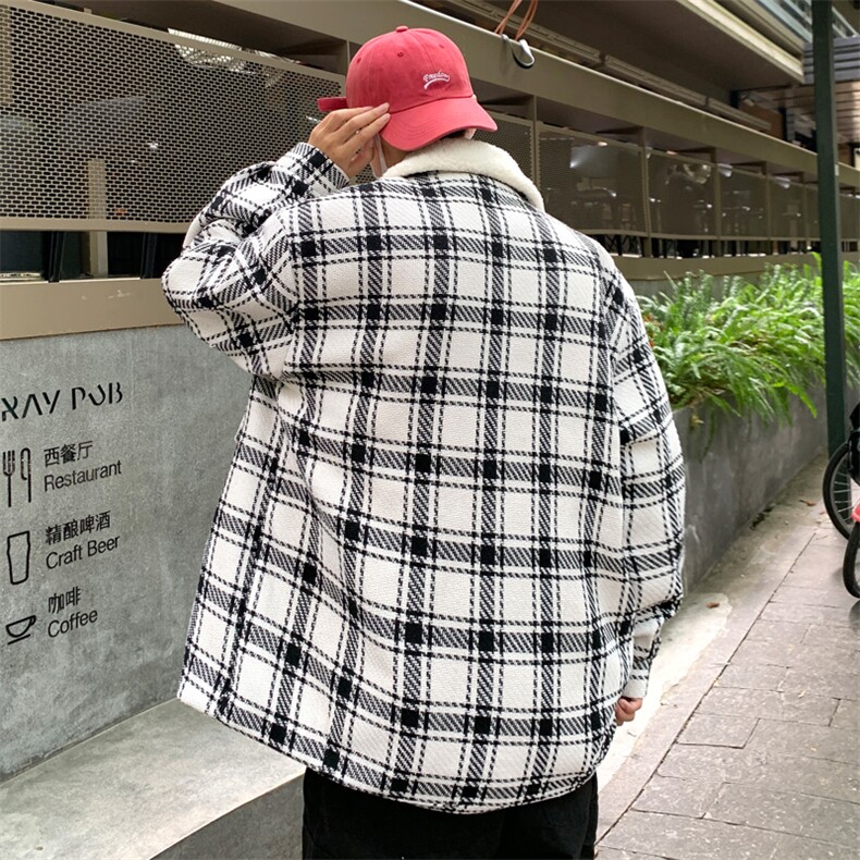 冬羊羔绒加厚棉服男宽松羊羔毛外套情侣棉衣M6512P120控158起,男装棉衣,电商A157