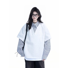 有货DW130-特批48学院风假两件衬衫男女春季外套，男装衬衫，星座603-2