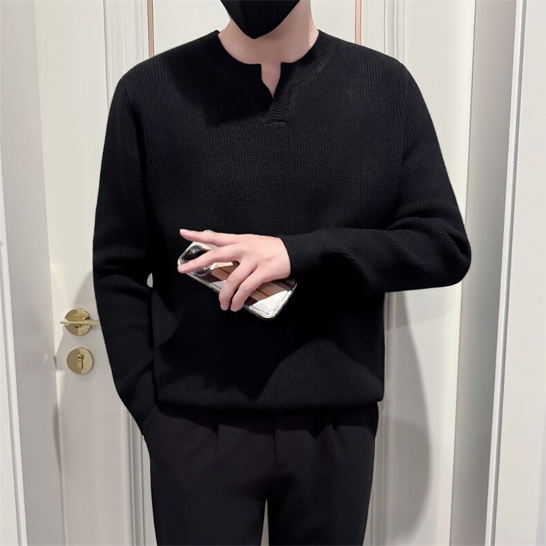 B340MY99901P6898店主风小伙风新款长袖V领毛衣，男装针织衫/毛衣，电商B340