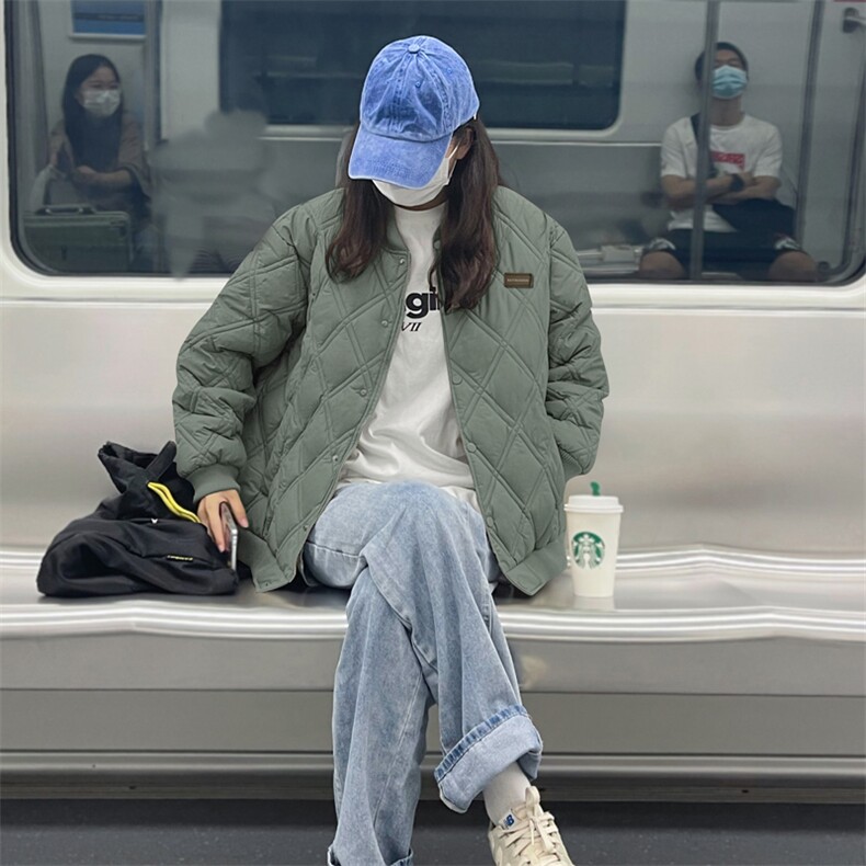 棉服外套韩版短款面包服情侣大码港风宽松羽绒服学生C446-P80,男装羽绒服,星座911-2(原星座613-2）