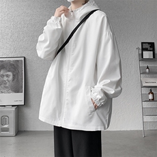 连帽夹克男大码胖子棒球服上衣外套JK65357-P45，男装夹克，电商A040
