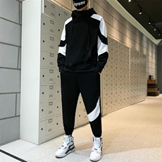 卫衣套装男秋季新款连帽衣服青少年套头宽松两件套DS953T，男装卫衣，电商A102