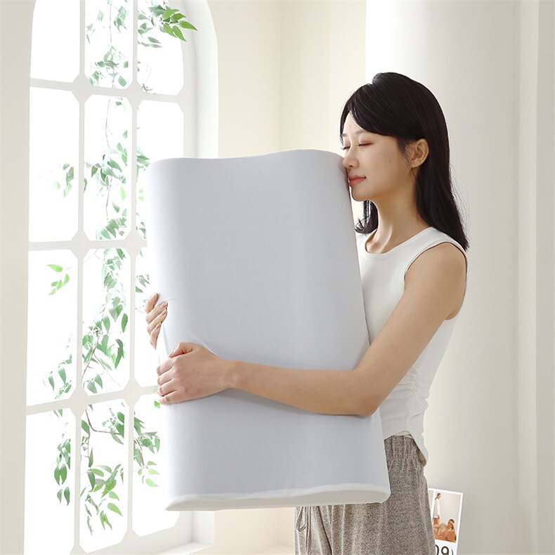 新款深孔双色牵引记忆枕，枕套/枕芯，一起卖家纺