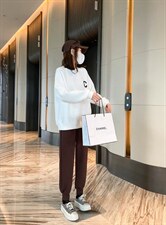 加厚卫衣，女装卫衣/绒衫，本色佳人