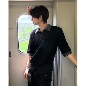 痞帅炸街短袖衬衫男款感2025新款高级感潮牌中袖男装 TCD23图片