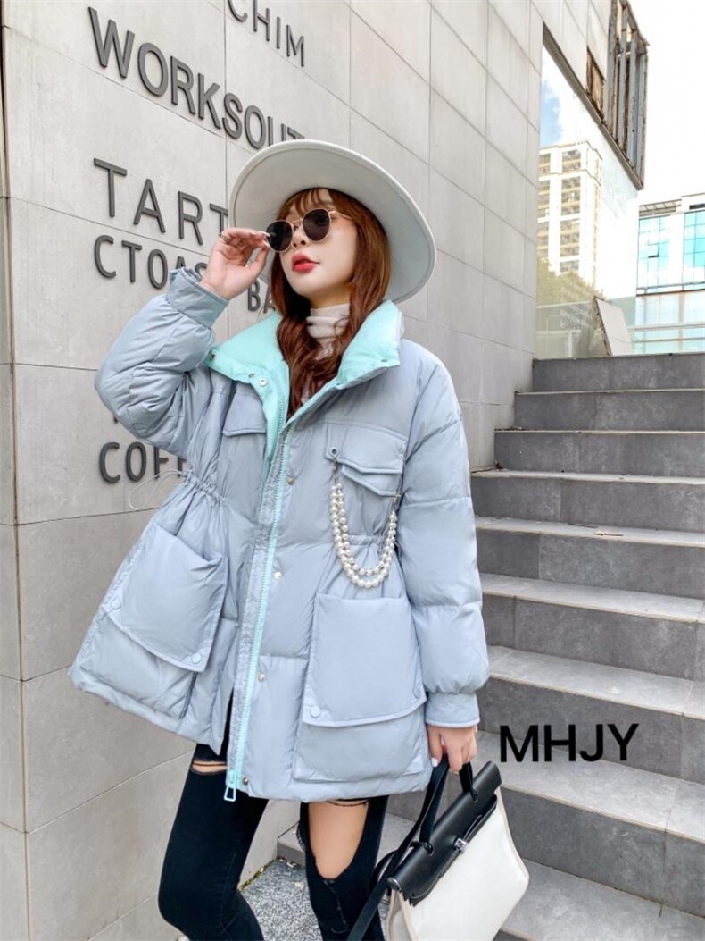 2021#冬季羽绒服，女装羽绒服，美合佳彦