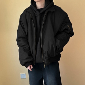 棉衣外套冬季美式飞行夹克潮牌绣花棉服现货A351-AJ2530-p95图片