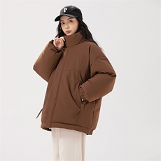 现货美式高街休闲夹克冬季立领纯色三防户外工装加厚棉服外套，男装夹克，电商A486
