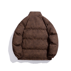 1PU皮复古做旧金属大码M-5XL棉衣MY77102P130控198抖音控228，男装棉衣，星座226-2