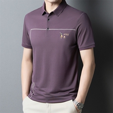 DY3015钱塘2020-3夏季新款高端短袖翻领男中青年休闲T恤P45，男装T恤，钱塘207-3