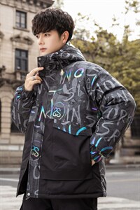TIM 2026冬季新款90%白鸭绒中长款连帽羽绒服男XZ109-Y2229-P198图片