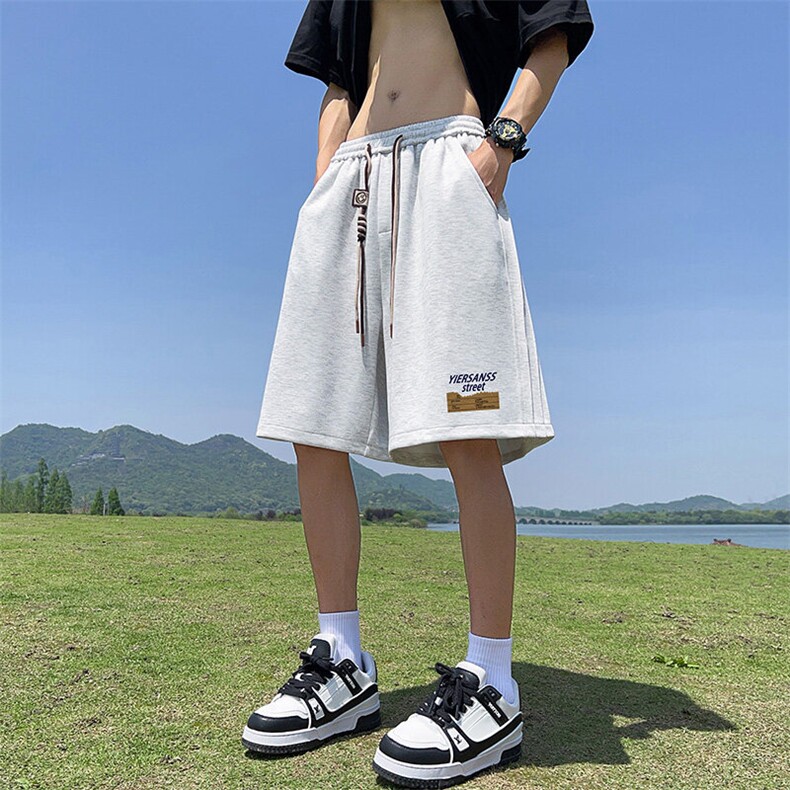 已注册直播抖音得物品质运动男五分中裤休闲短裤K361P30控48,男装牛仔裤,电商C408-1(原B339-1)