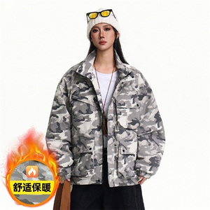 美式新款冬多口袋户外机能休闲棉衣外套 A436-W995-P95138图片