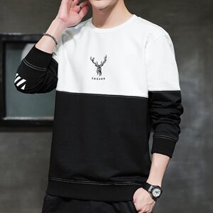 黑墙W010春秋季长袖t恤男士韩版打底衫秋衣上衣服潮流ins卫衣图片