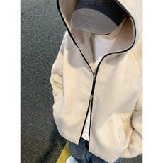 2025新秋款粗纺防羊绒毛呢夹克上衣外套DSA157B-J2563-P90，男装夹克，电商A157B