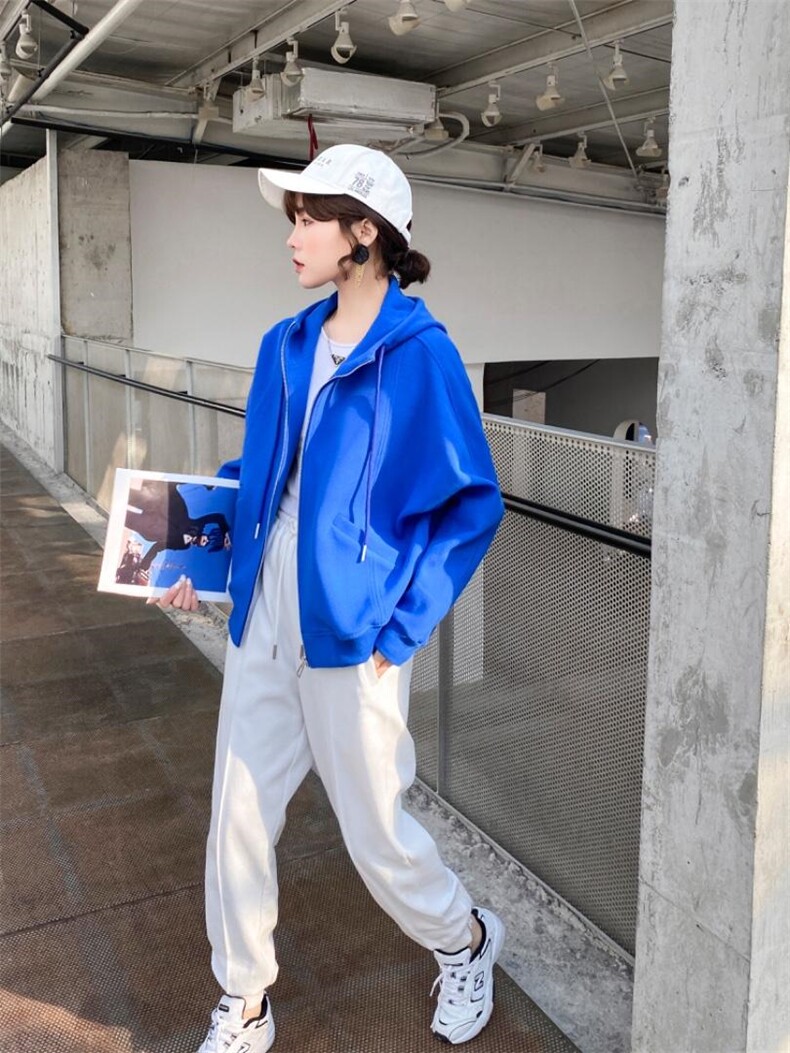 帽子贴标卫衣，女装卫衣/绒衫，诗苒