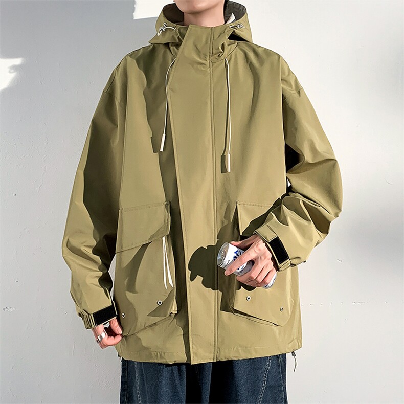 2024春季新款现货户外连帽夹克男 冲锋衣外套JK7708 -P80图片