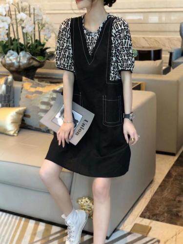 新款数字连衣裙，单色，女装连衣裙，斐媞梦 FTM