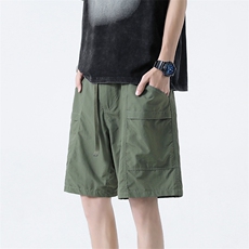 夏季腰带宽松直筒工装短裤A406特P35，男装牛仔裤，电商A309