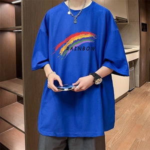华夫格t恤男短袖男大码五分袖 酒店风 HT73064-P22图片