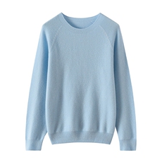 2025年秋季时尚百搭通勤简约休闲圆领套衫，女装羊绒衫，玖雪绒羊绒