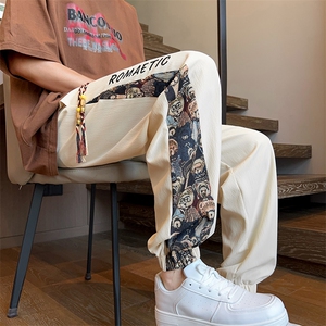 夏季男士新中式休闲裤 时尚港风直筒裤 K80-P25图片