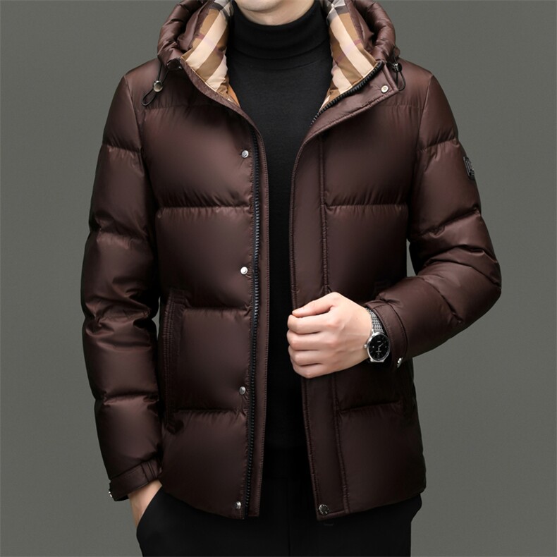 冬季男士鸭绒加厚羽绒服时尚加绒男品质潮服连帽外套JZ98819-P298,男装羽绒服,星座1105-3