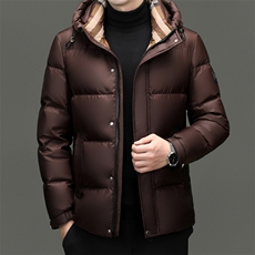 冬季男士鸭绒加厚羽绒服时尚加绒男品质潮服连帽外套JZ98819-P298，男装羽绒服，星座1105-3