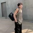 美式复古条纹针织无袖镂空背心男女潮牌时尚法式内搭舒适冰感上衣,男装背心/马甲,星座506A