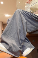 8XL-M特大码风棉麻裤男长裤子宽松直筒型休闲拖地裤k955P65，男装休闲裤，电商D206-1