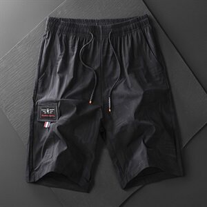 M-8XL男大码冰丝弹力5分裤短裤5032-1_6810(M-5XLP30 6XL-8XLP35图片